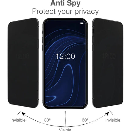 Mobilize Privacy Glass Screen Protector - Black Frame - For Samsung Galaxy S22 5G/S23 5G