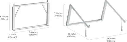 Rain Design Mbar Pro+ Foldable Laptop Stand Silver