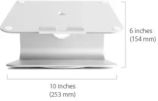 Rain Design Mstand 360 Laptop Stand + Swivel Base Midnight