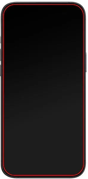 Mobilize Glass Screen Protector - Black Frame - Apple Iphone 15 Plus/16 Plus