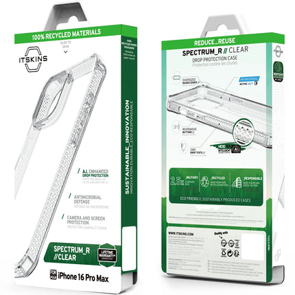 Itskins Level 2 Spectrumclear_R For Apple Iphone 16 Pro Max Transparent