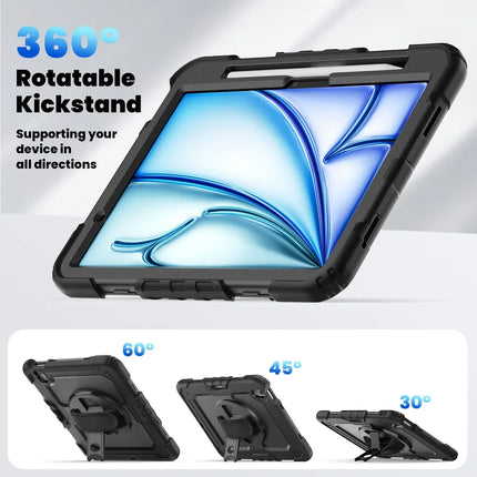 Xccess Survivor All-Round Case Apple Ipad Air 11 (2024/2025) Black (Screenless)