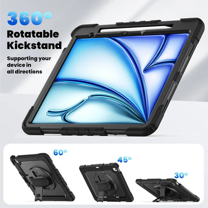 Xccess Survivor All-Round Case Apple Ipad Air 13 (2024/2025) Black (Screenless)