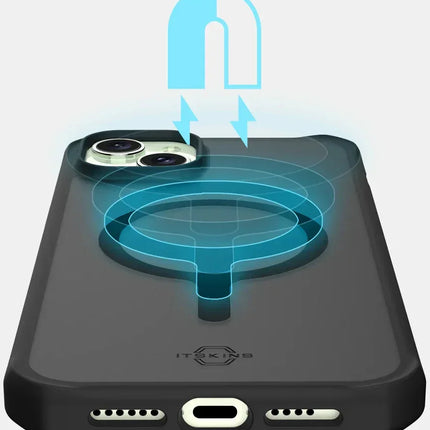 Itskins Level 2 Hybridmagfrost_R For Apple Iphone 14/15 Black