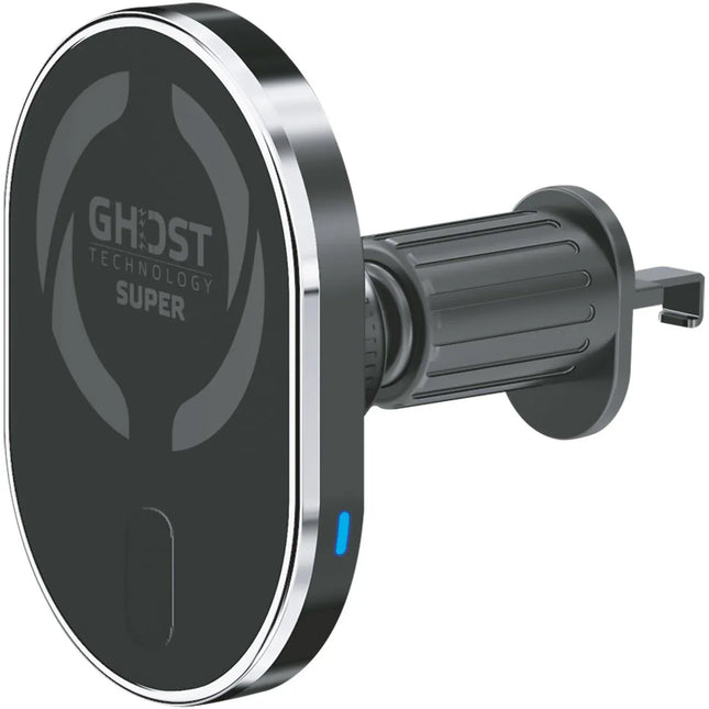 Celly Ghostsupermag Magsafe Wireless Car Charger Holder Black