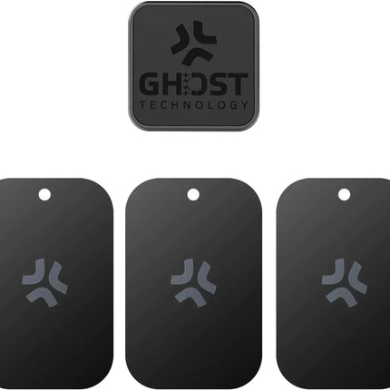 Celly Ghostfix Universal Magnetic Car Holder + 3 Metal Plates Xl Black