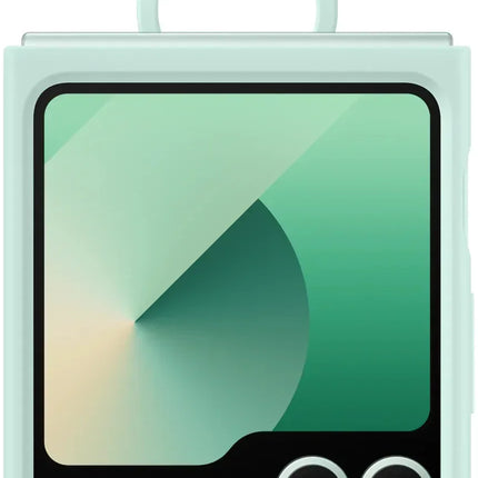 Samsung Ef-Pf741Tmegww Samsung Silicone Cover With Ring Galaxy Z Flip6 Mint