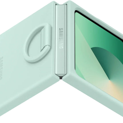 Samsung Ef-Pf741Tmegww Samsung Silicone Cover With Ring Galaxy Z Flip6 Mint