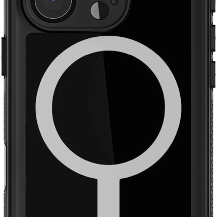 Ghostek Nautical Waterproof Magsafe Case + Belt Swivel Holster Apple Iphone 16 Pro Black