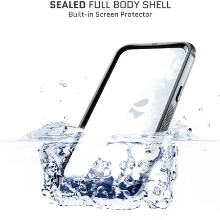 Ghostek Nautical Waterproof Magsafe Case + Belt Swivel Holster Apple Iphone 16 Pro Clear