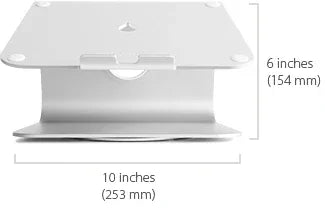 Rain Design Mstand 360 Laptop Stand + Swivel Base Starlight Actie Pakket 5+1 Gratis