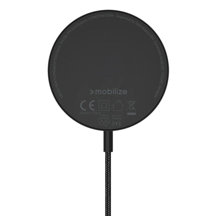 Mobilize 3In1 Magnetic Wireless Charger Magsafe Compatible 15W Black