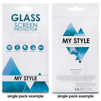 My Style Tempered Glass Screen Protector For Apple Iphone 13/13 Pro/14/16E Clear (10-Pack)