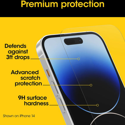 Otterbox Premium Glass Screen Protector Apple Iphone 15 Plus Clear