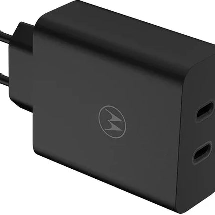 Motorola Turbopower Dual Usb-C Wall Charger Incl. Usb-C Cable 2M. 125W Black
