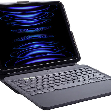 Zagg Pro Keys 2 Bluetooth Keyboard Case For Apple Ipad Air 10.9 (2020/2022)/Air 11 (2024/2025) Qwerty Black