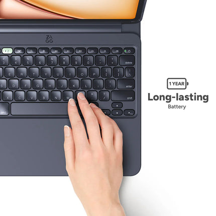 Zagg Pro Keys 2 Bluetooth Keyboard Case For Apple Ipad Air 13 (2024/2025) Qwerty Black