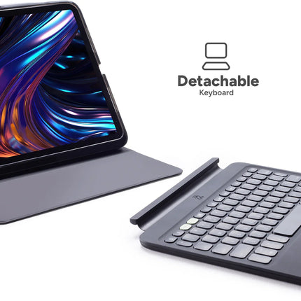 Zagg Pro Keys 2 Bluetooth Keyboard Case For Apple Ipad Pro 13 (2024/2025) Qwerty Black