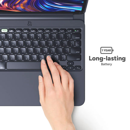 Zagg Pro Keys 2 Bluetooth Keyboard Case For Apple Ipad Pro 13 (2024/2025) Qwerty Black