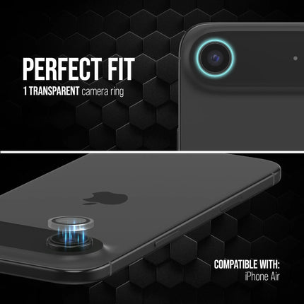Striker Single Lens Glass Camera Protector - Transparent - Apple iPhone Air productafbeelding 3