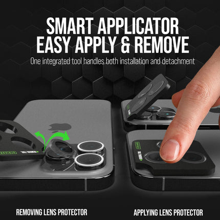 Striker Single Lens Glass Camera Protector - Transparent - Apple iPhone Air productafbeelding 8