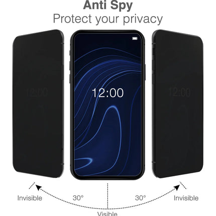 Mobilize Privacy Glass Screenprotector Zwart Frame - Samsung Galaxy A36 5G/A56 5G productafbeelding 3