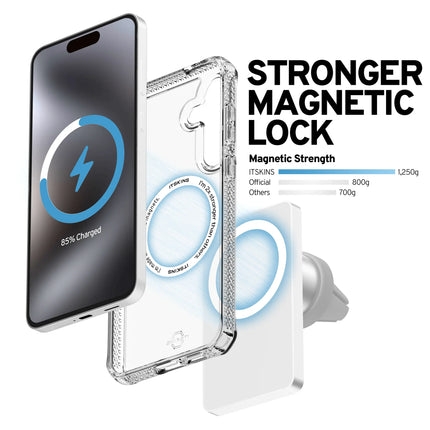 Itskins Level 2 Hybridmagclear_R - Samsung Galaxy S25 Fe Transparent productafbeelding 8