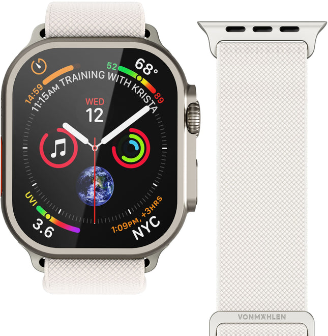 Vonmählen Classic Nylon Loop For Apple Watch 40 - 41 - 42Mm One Size Cream