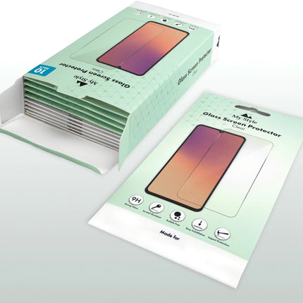My Style Tempered Glass Screenprotector - Samsung Galaxy S25 Fe 5G Transparant 10-Pack productafbeelding 4