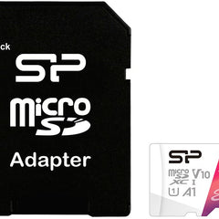 Silicon Power Elite Micro Sdxc Incl. Sd Adapter 128Gb Uhs-1 A1 V10 Class 10 Color