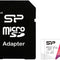 Silicon Power Elite Micro Sdxc Incl. Sd Adapter 128Gb Uhs-1 A1 V10 Class 10 Color