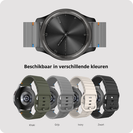 ActiveFlex Strap - Garmin Vivomove Style / Trend - Grey
