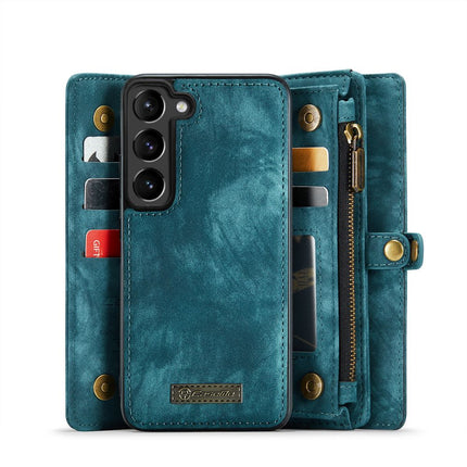 CASEME Samsung Galaxy S23+ Vintage Portemonnee Hoesje - Blue - Casebump