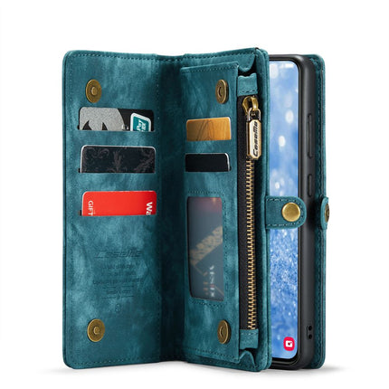 CASEME Samsung Galaxy S23+ Vintage Portemonnee Hoesje - Blue - Casebump