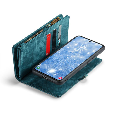 CASEME Samsung Galaxy S23+ Vintage Portemonnee Hoesje - Blue - Casebump