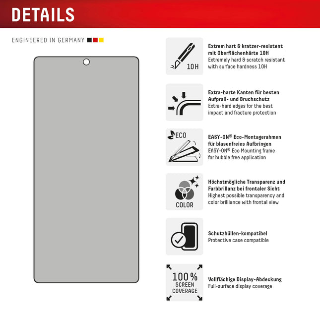 Displex Privacy Glass Samsung Galaxy S25 Ultra productafbeelding 2