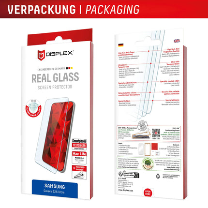 Displex Real Glass Samsung Galaxy S25 Ultra productafbeelding 9