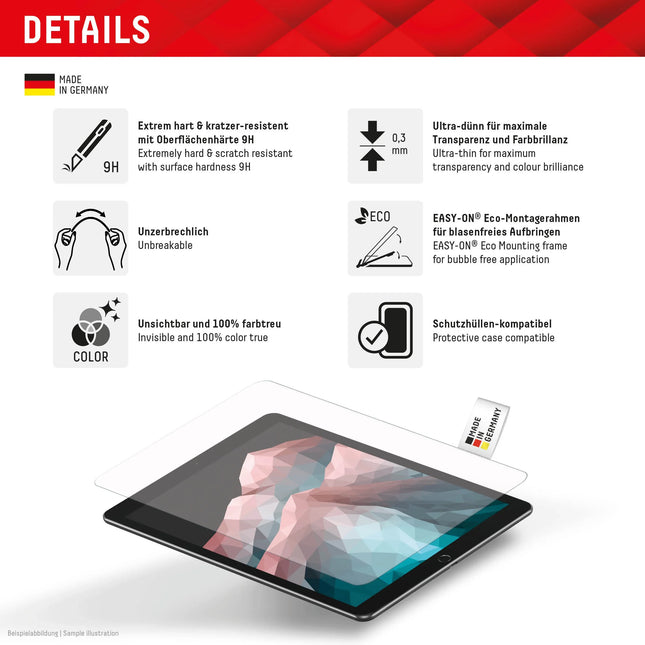 Displex Real Glass Apple iPad Air 13 (2024) productafbeelding 2
