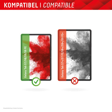 Displex Real Glass Samsung Galaxy Tab S8/S9/S9 Fe productafbeelding 5
