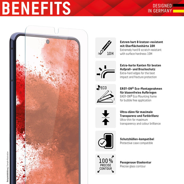 Displex Real Glass Samsung Galaxy S22 5G productafbeelding 2