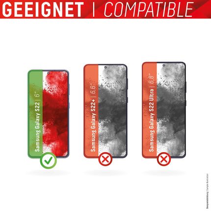 Displex Real Glass Samsung Galaxy S22 5G productafbeelding 7