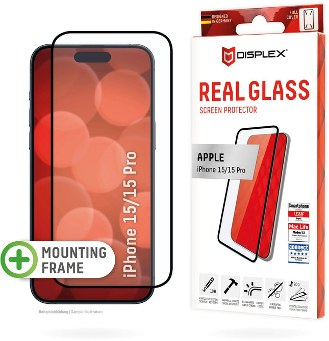 Displex Real Glass Apple iPhone 15/15 Pro