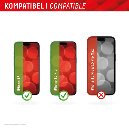 Displex Real Glass Apple iPhone 15/15 Pro productafbeelding 6