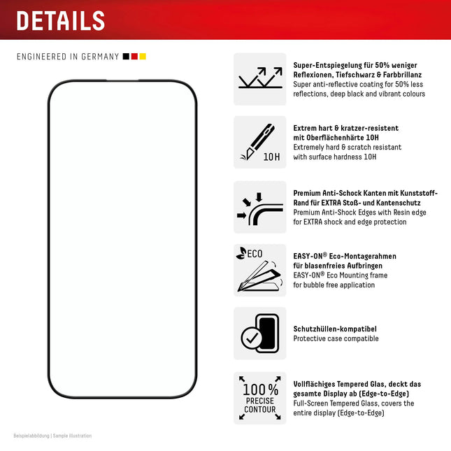 Displex Real Glass Apple iPhone 16 Pro productafbeelding 2