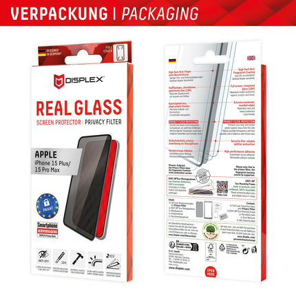 Displex Privacy Glass Apple iPhone 15 Plus/15 Pro Max productafbeelding 10
