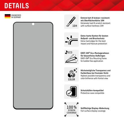 Displex Privacy Glass Samsung Galaxy S23+ 5G productafbeelding 2