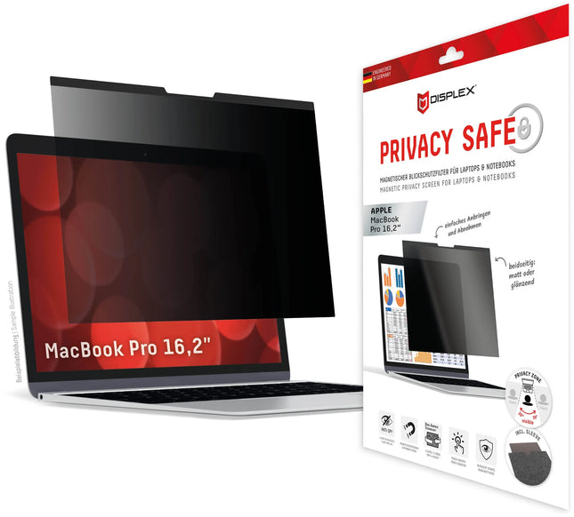 Displex Privacy Safe Magnetic Macbook Pro 16.2Inch