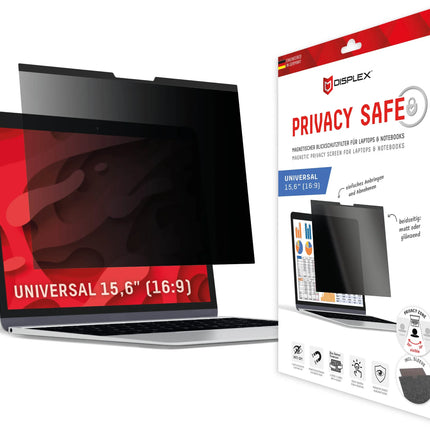Displex Privacy Safe Magnetic Laptop Universal 15.6Inch 16:9