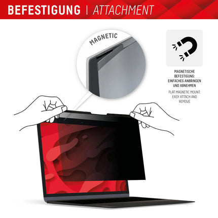 Displex Privacy Safe Magnetic Laptop Universal 15.6Inch 16:9 productafbeelding 4