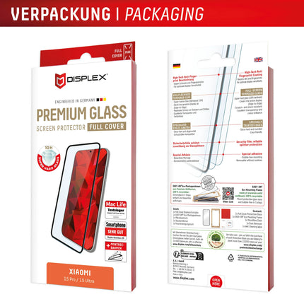 Displex Premium Glass 3D Xiaomi 15 Pro/15 Ultra productafbeelding 4